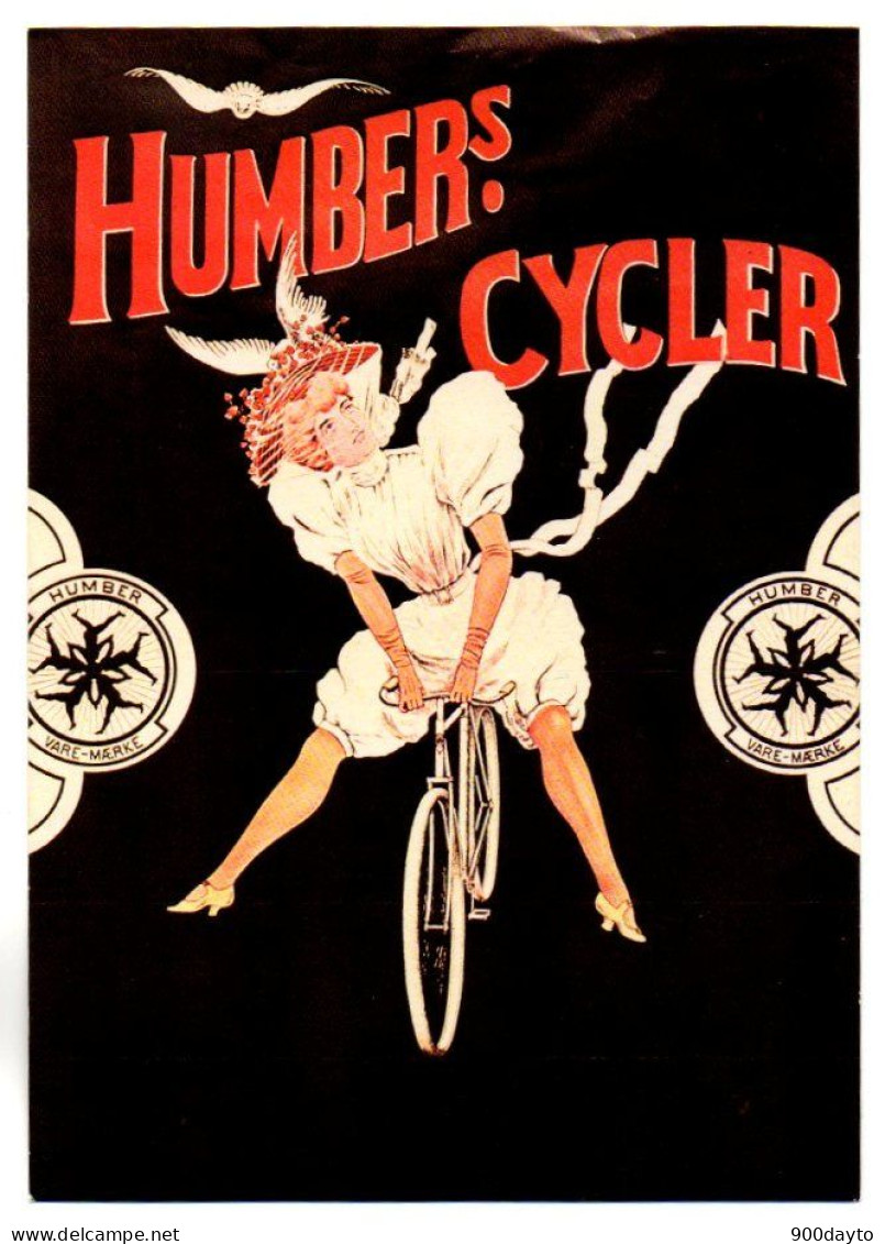 PUBLICITE. Affiche. Humbers Cycler. - Advertising