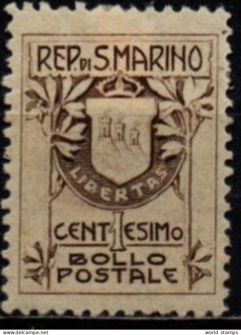 SAINT-MARIN 1907 * - Unused Stamps