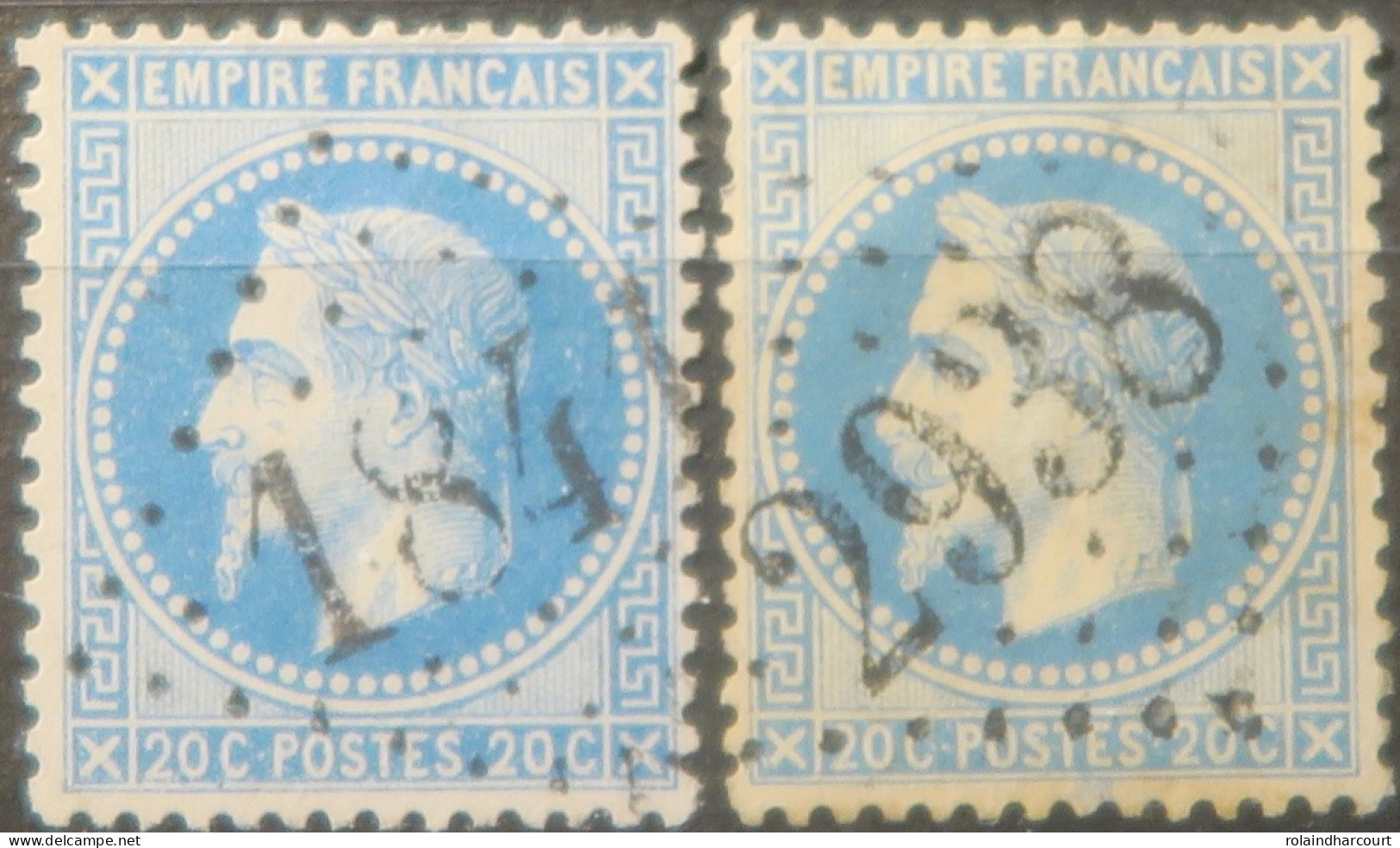 R1311/3132 - FRANCE - NAPOLEON III Lauré N°29A - BEAUX GC - 1863-1870 Napoléon III. Laure