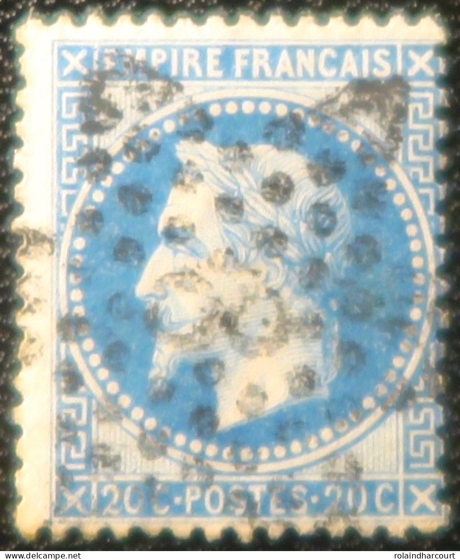 R1311/3133 - FRANCE - NAPOLEON III Lauré N°29B - ETOILE N°8 De PARIS - 1863-1870 Napoléon III. Laure