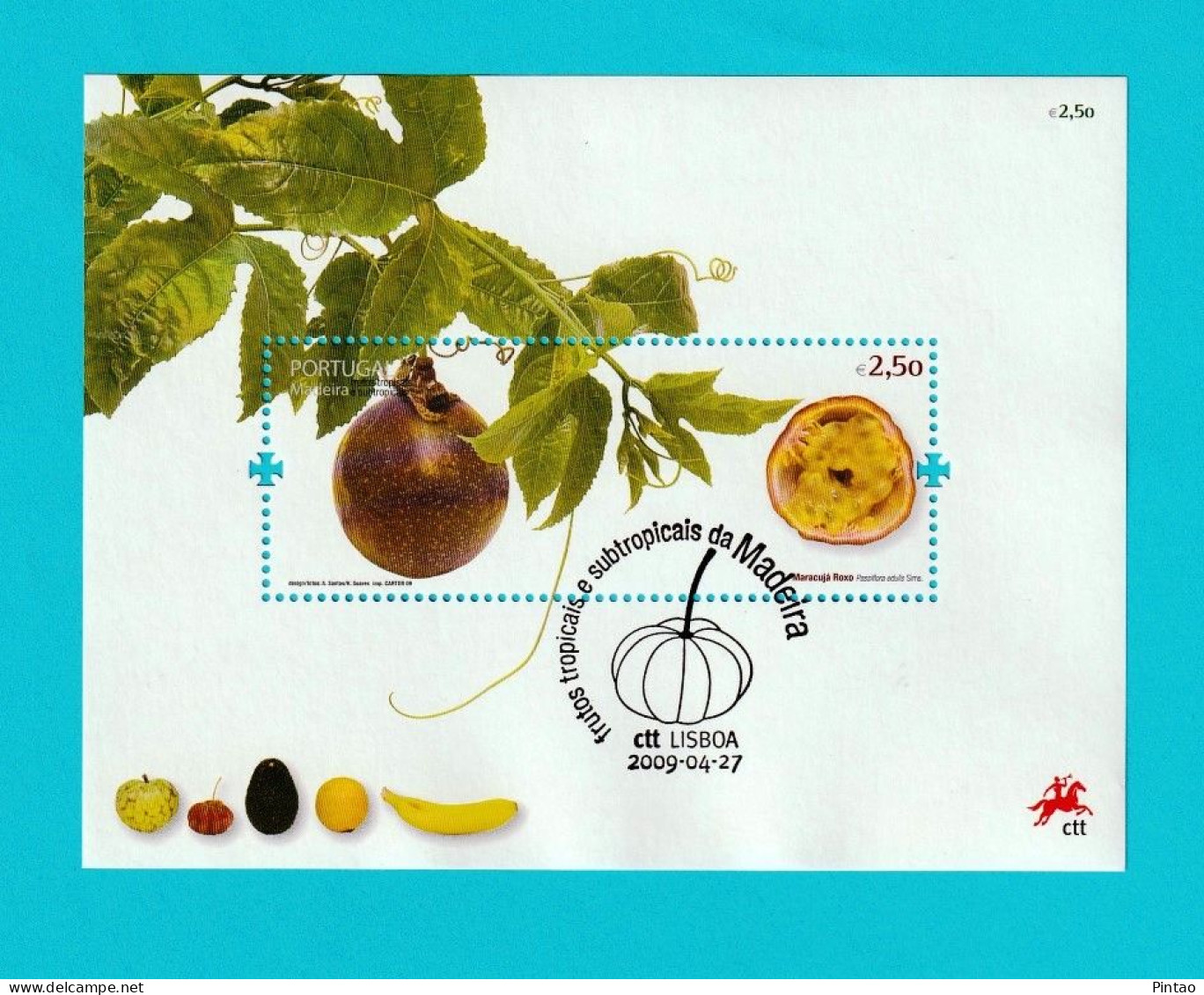 PTB1687- PORTUGAL (MADEIRA) 2009 Nº 394 (selo 3826)- CTO - Blocks & Sheetlets