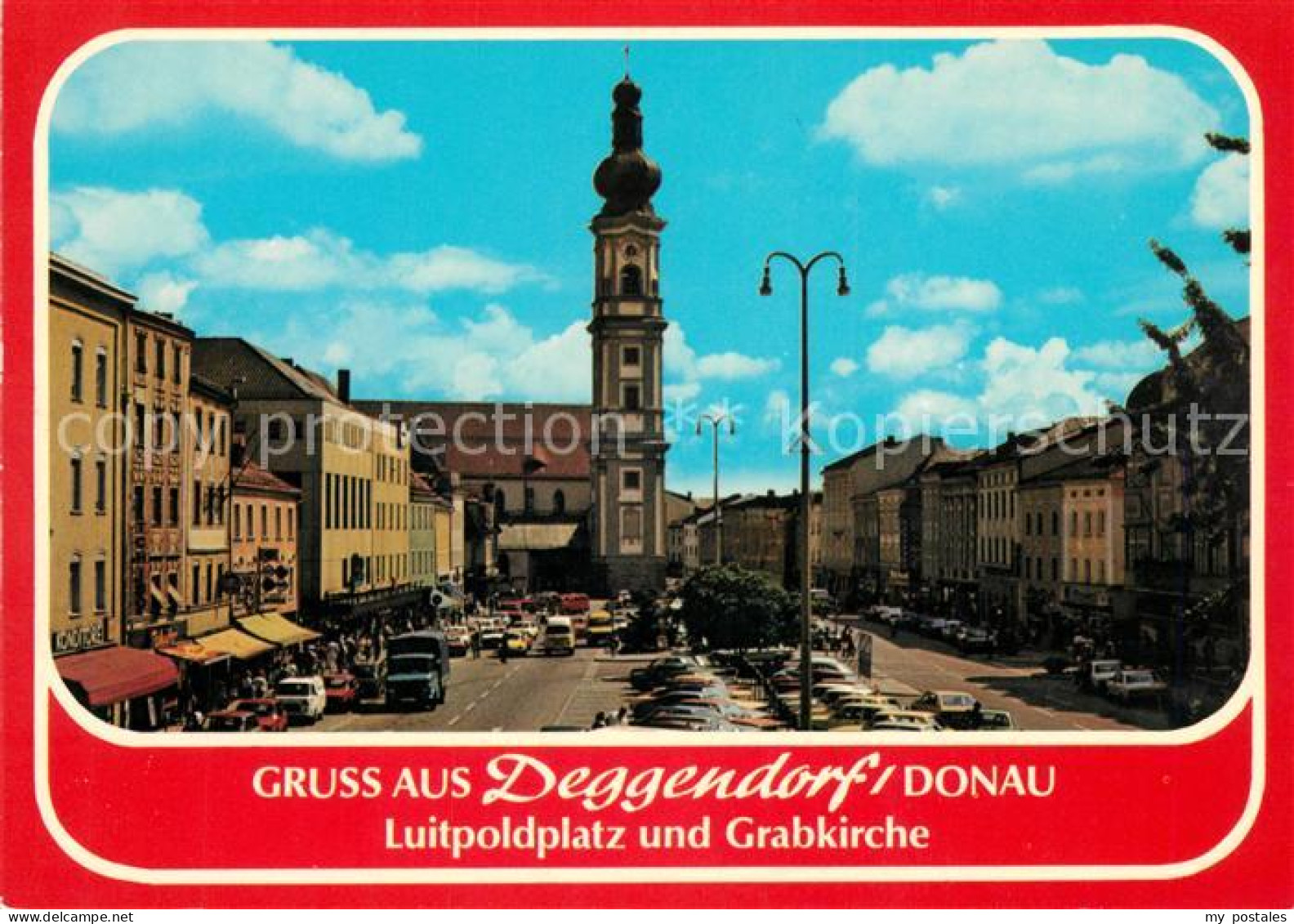 73170682 Deggendorf Donau Luitpoldplatz Grabkirche  Deggendorf Donau - Deggendorf