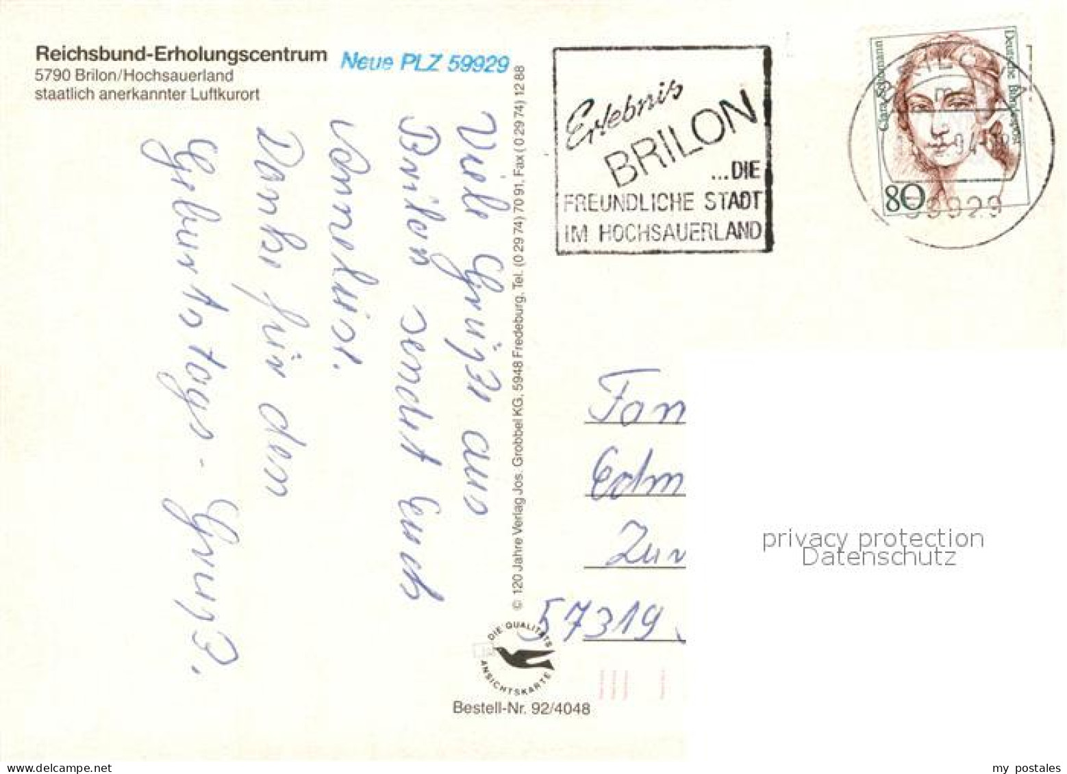 73170431 Brilon Reichsbund Erholungszentrum Parkanlagen Brilon - Brilon