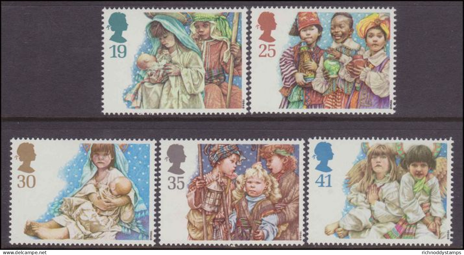 1994 Christmas. Children's Nativity Plays Unmounted Mint. - Unused Stamps