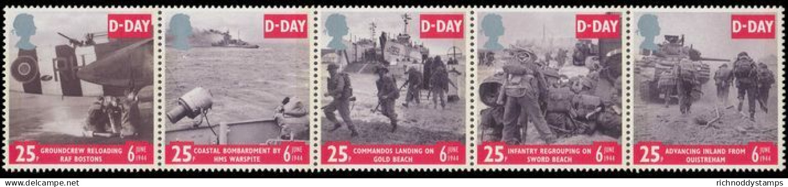 1994 D Day Unmounted Mint. - Unused Stamps