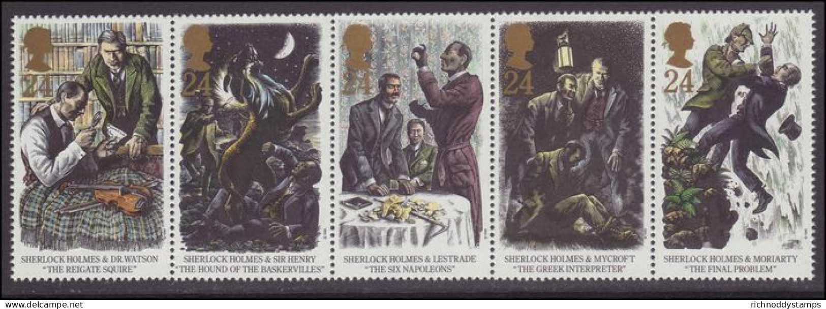 1993 Sherlock Holmes Unmounted Mint. - Unused Stamps