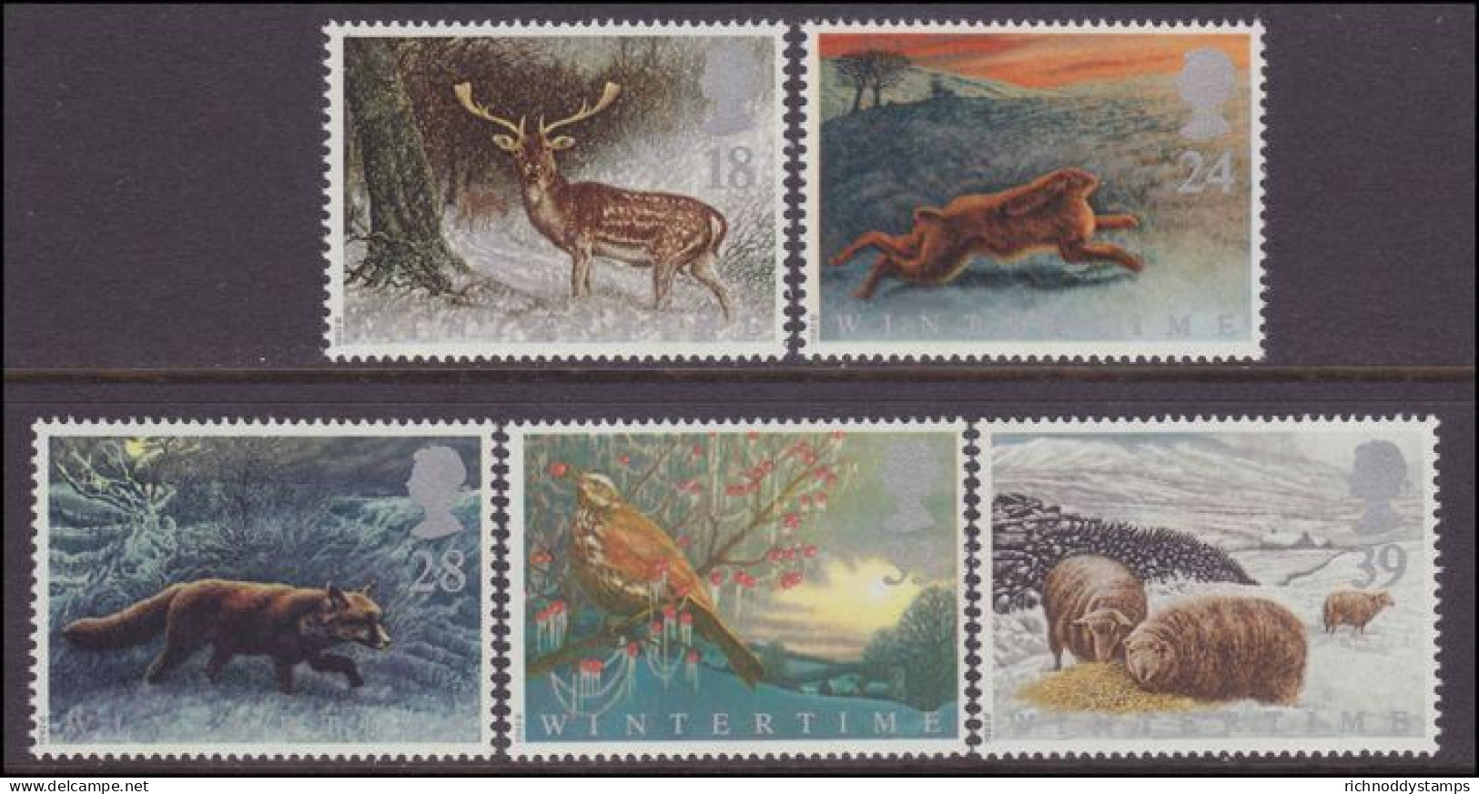 1992 Wintertime. The Four Seasons Unmounted Mint. - Unused Stamps