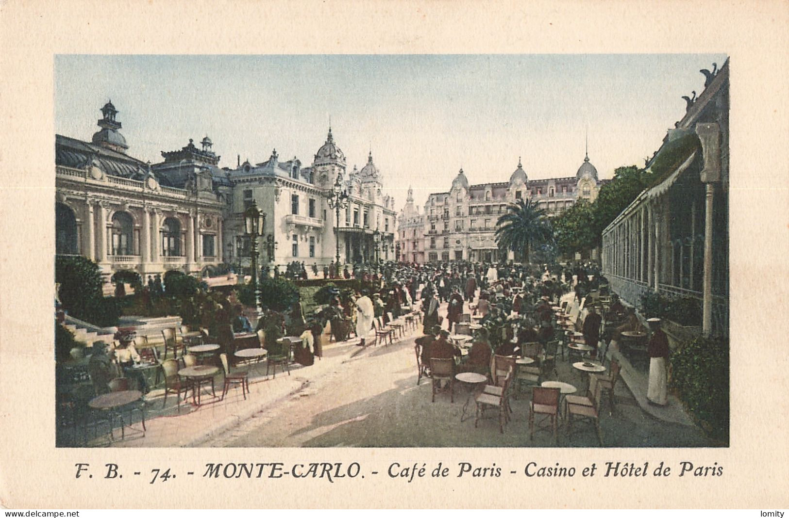 Monaco Monte Carlo Café De Paris Casino Hotel De Paris CPA - Monte-Carlo