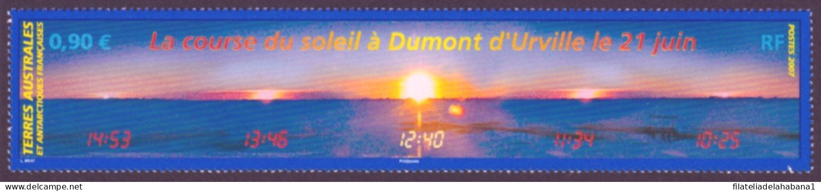 F-EX50367 TAAF ANTARCTIC MNH 2007 SUNRICE DUMONT D'URVILLE BASE.  - Unused Stamps