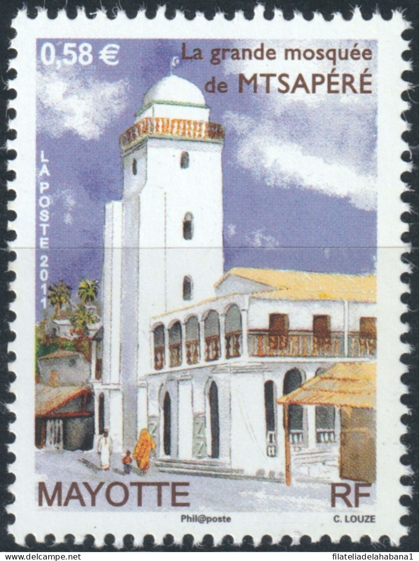 F-EX50358 MAYOTTE MNH 2011 MUSLIN MOSQUEE MTSAPERE.  - Unused Stamps