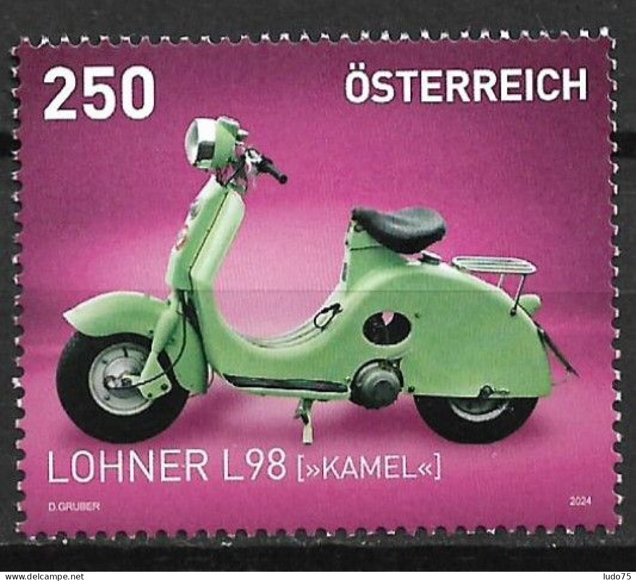 AUTRICHE AUSTRIA OESTERREICH 2024 Serie Set Serie, Moto/Motorbike/Motorrad ** Lohner L98 "Kamel" - Motorfietsen