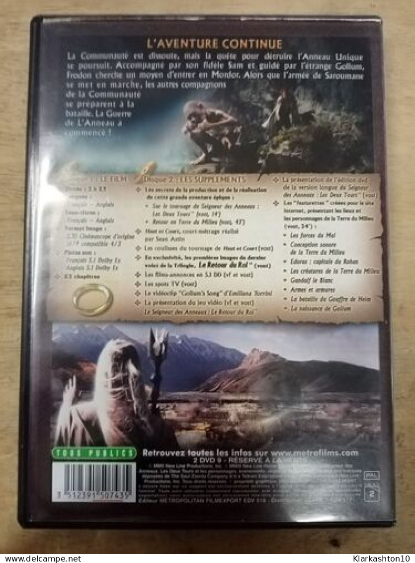DVD Film - Le Seigneur Des Anneaux - Les Deux Tours - Autres & Non Classés