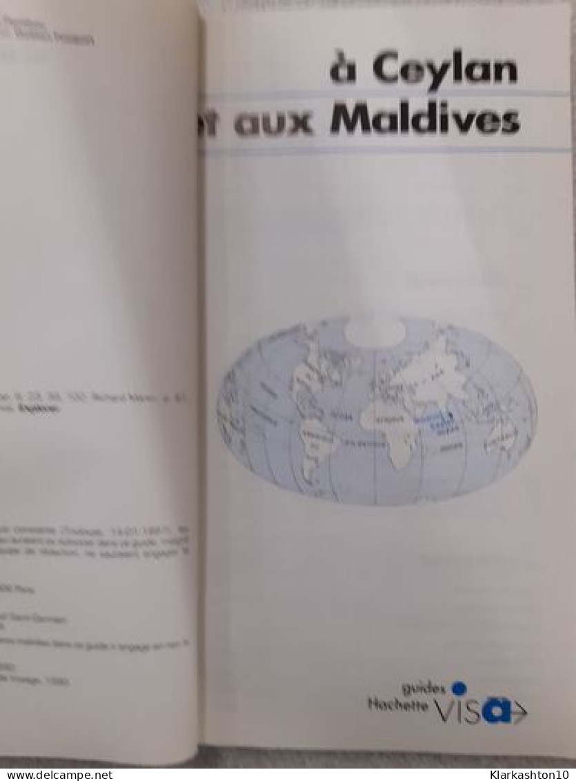 À Ceylan Et Aux Maldives - Andere & Zonder Classificatie
