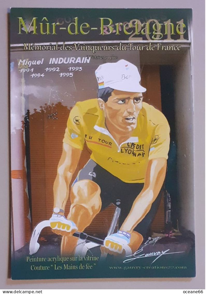 Miguel Indurain Mur De Bretagne Mémorial Du Tour De France - Cycling