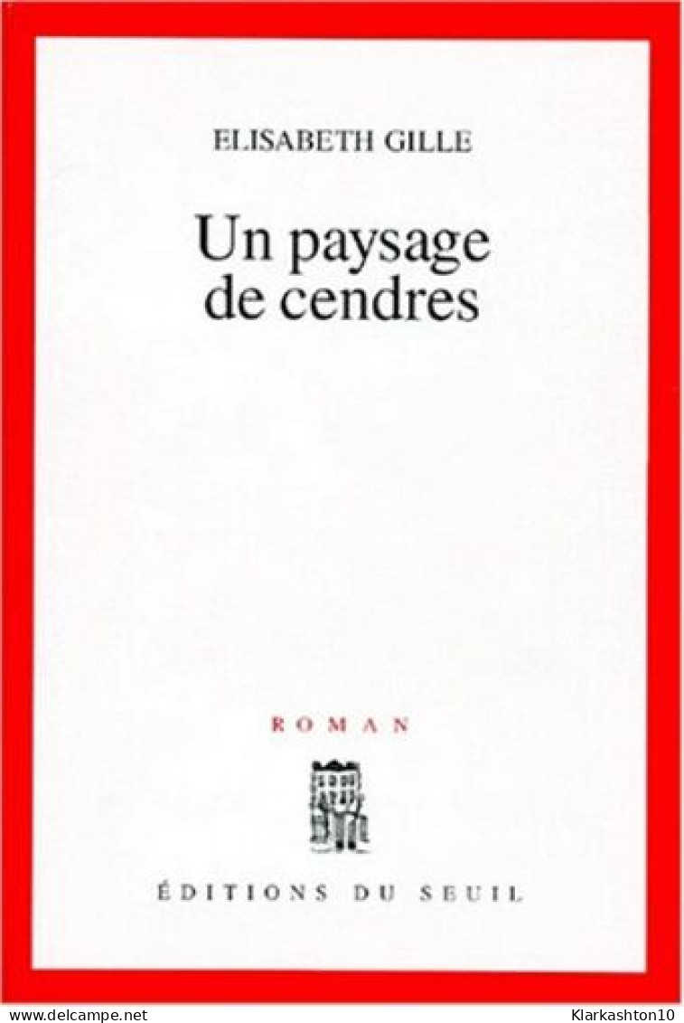Un Paysage De Cendres - Other & Unclassified