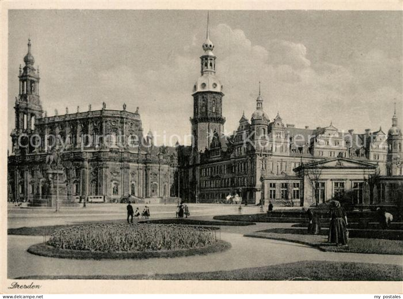 73169692 Dresden Schloss Und Hofkirche Am Theaterplatz Dresden - Dresden