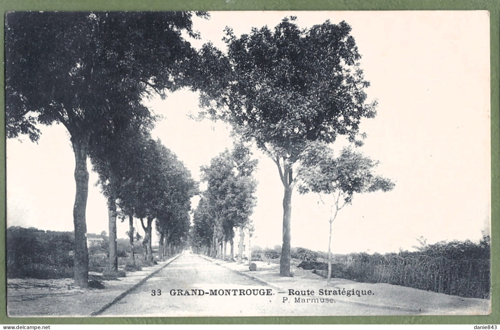 CPA Vue Très Rare - HAUTS DE SEINE - GRAND MONTROUGE - ROUTE STRATÉGIQUE - - Montrouge