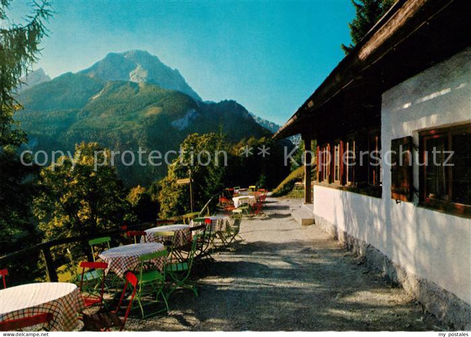 73169502 Ramsau Berchtesgaden Berggaststaette Gerstreut Am Soleleitungsweg Blick - Berchtesgaden