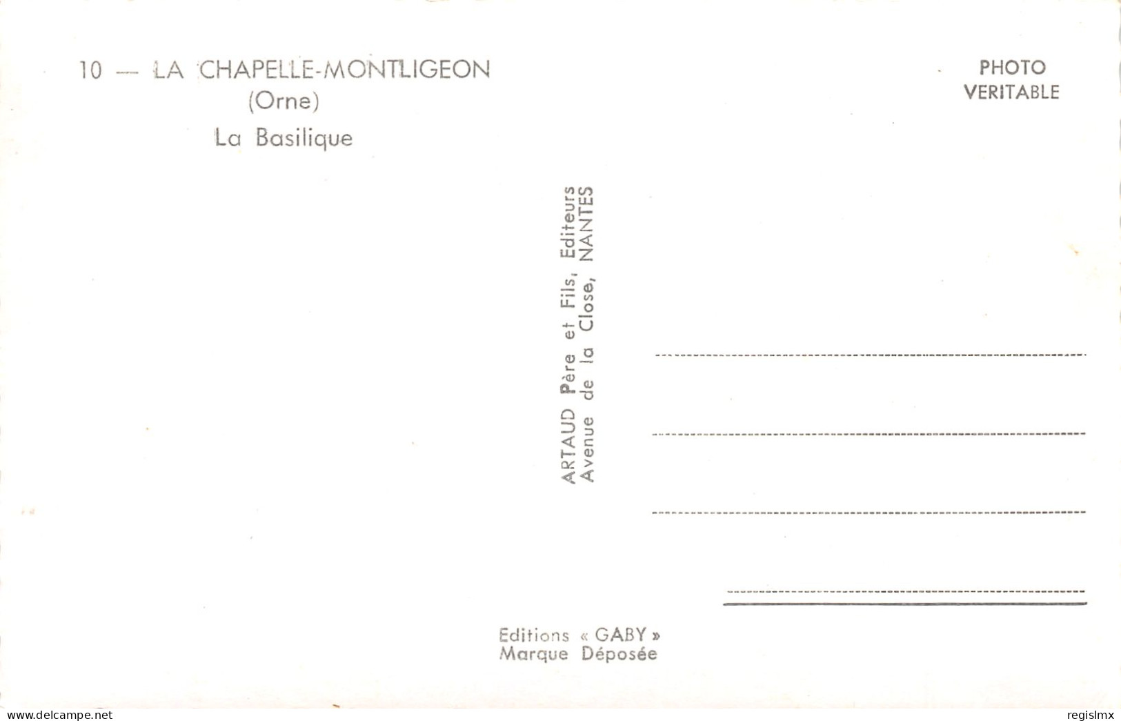 61-LA CHAPELLE MONTLIGEON-N°T2514-B/0165 - Sonstige & Ohne Zuordnung