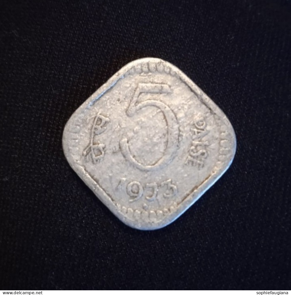 Monnaie,5 Paise, Inde, 1973 Aluminium - Indien
