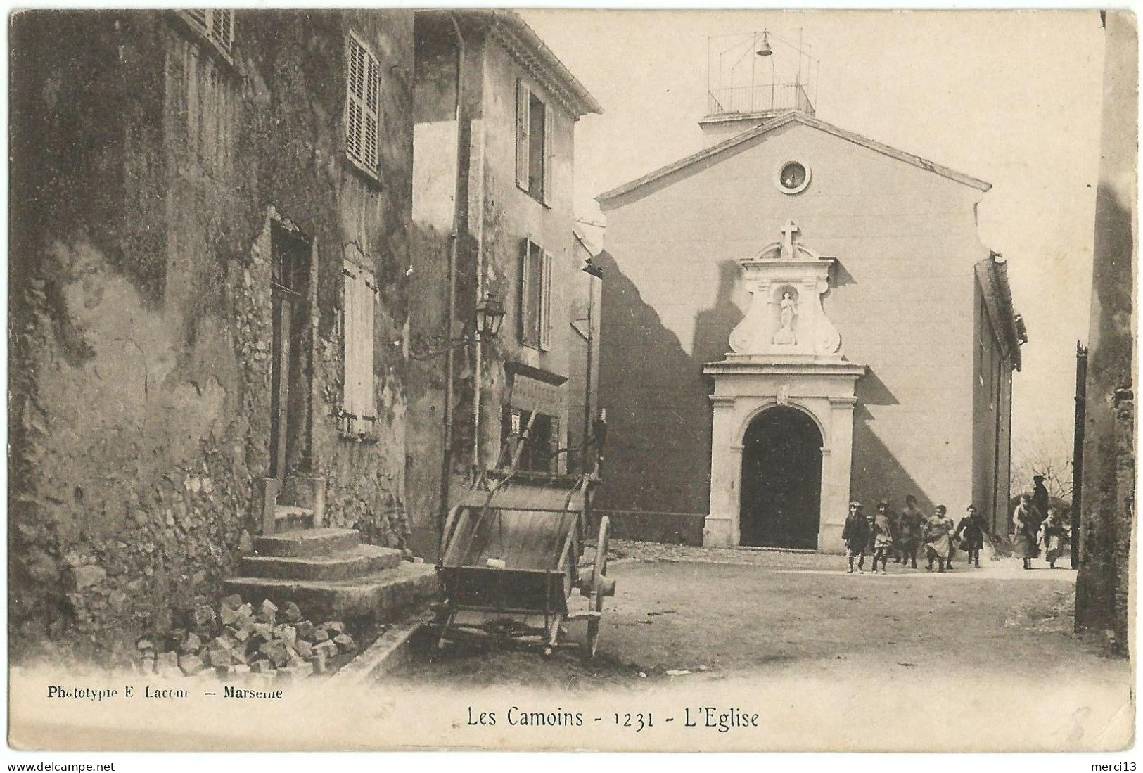 Précurseur LES CAMOINS (13) – L’Eglise. Editeur Lacour, N° 1231 - Sin Clasificación