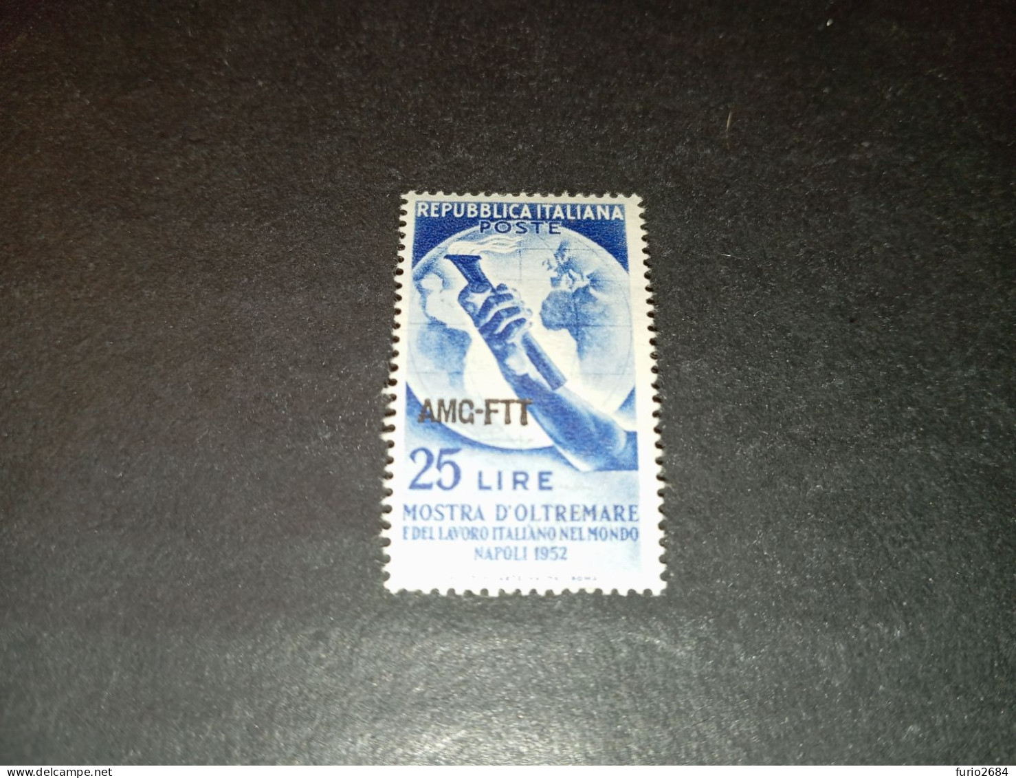 07AL07 TERRITORIO LIBERO DI TRIESTE 1952 MOSTRA D'OLTREMARE "XX" - Mint/hinged