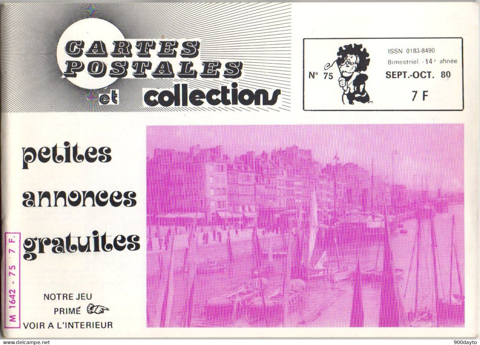 Nombreuses Revues "Cartes Postales Et Collection". Format Du N°75 (150x210), Septembre/Octobre 1980. - Francés
