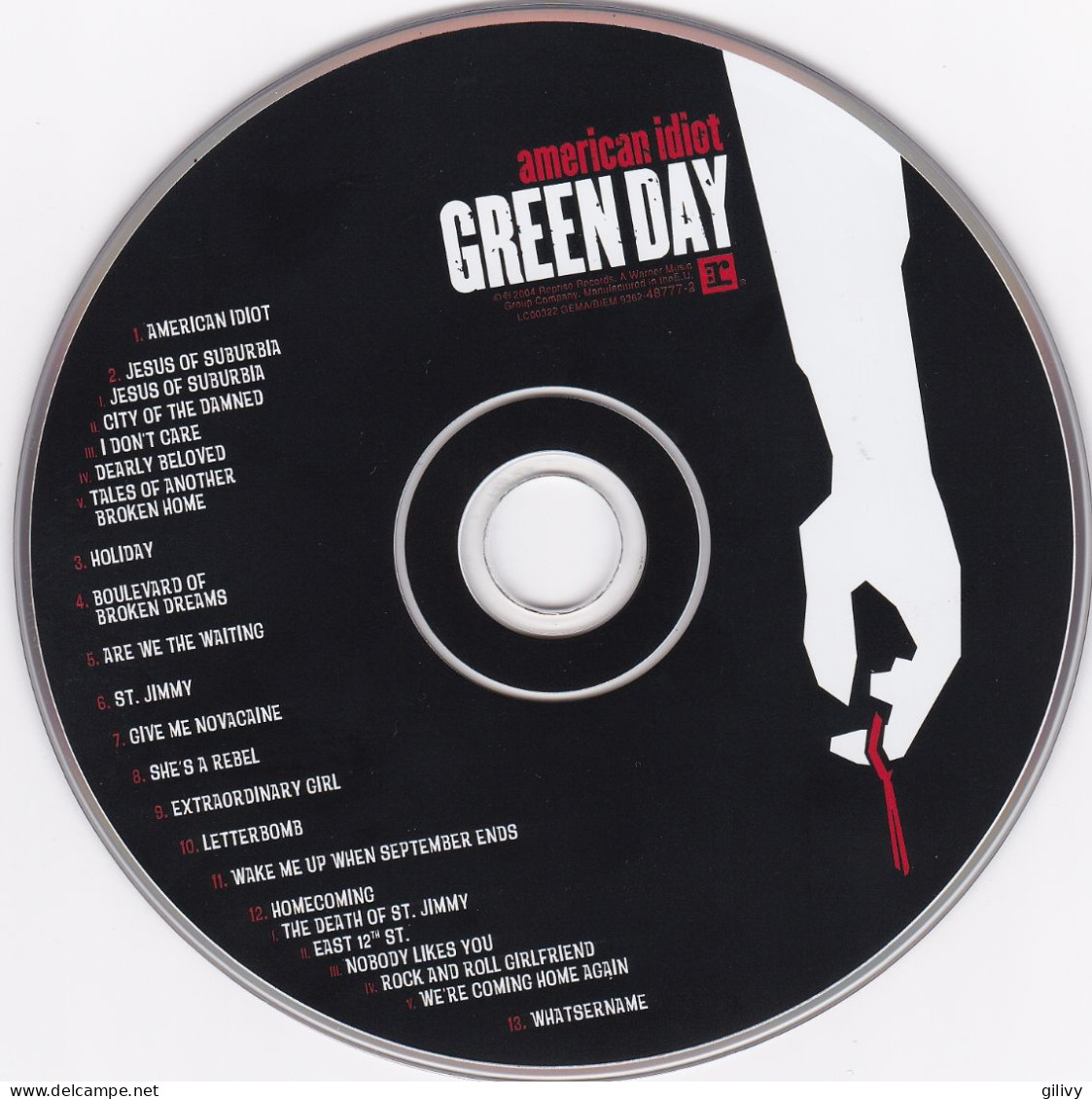 CD Album GREEN DAY : " American Idiot " - Rock