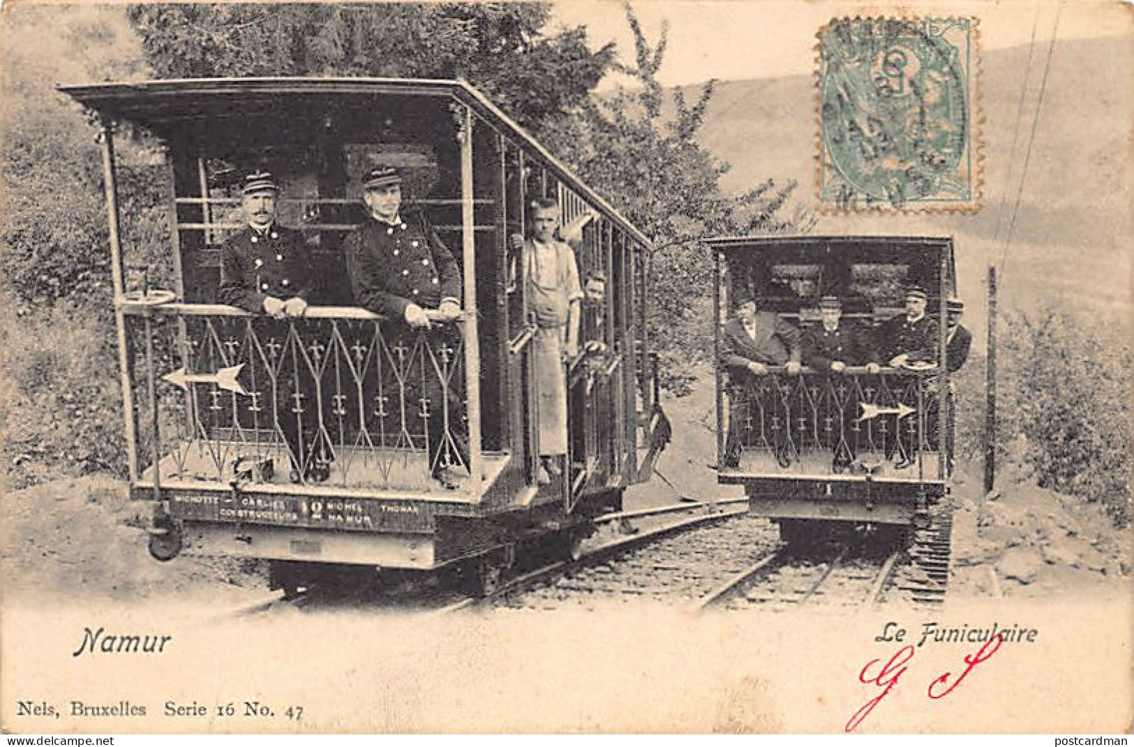 NAMUR - Le Funiculaire - Ed. Nels Série 16 N. 47 - Namur