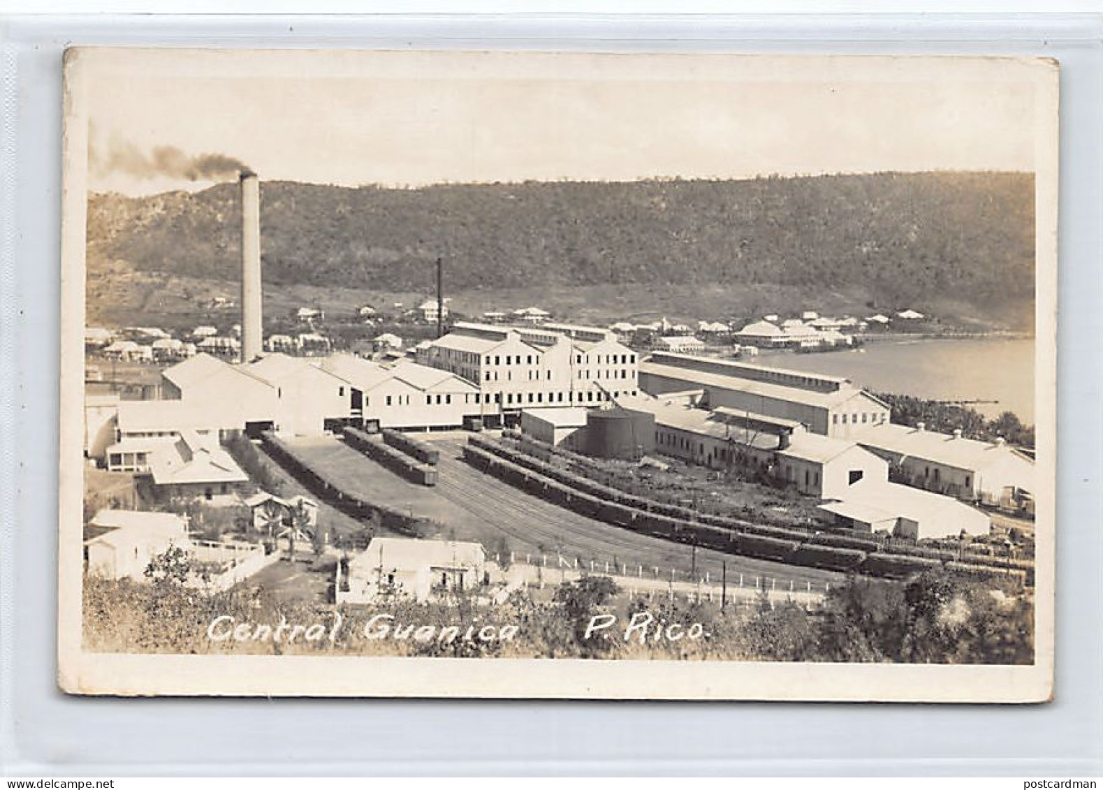 Puerto Rico - Central Guanica - Sugar Mill - REAL PHOTO - Publ. Unknown - Puerto Rico