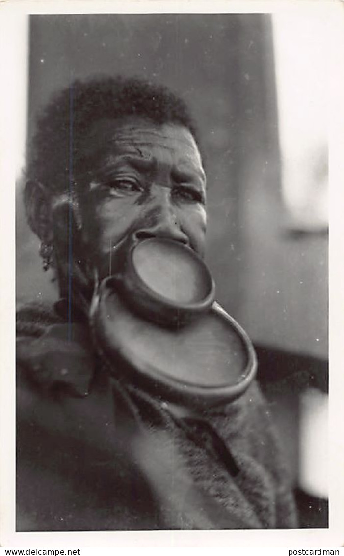 Tchad - Femme Du Tchad - Femme à Plateaux - CARTE PHOTO 13 Septembre 1913 - Ed. C. Zagourski Sans Le Tampon (pré-tirage  - Tsjaad