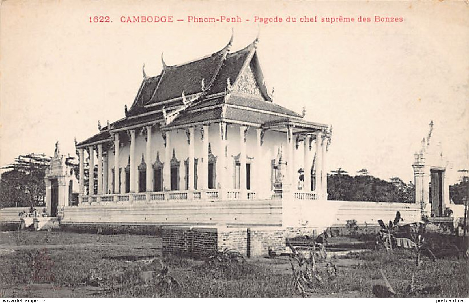 Cambodge - PHNOM PENH - Pagode Du Chef Suprême Des Bonzes - Ed. P. Dieulefils 1622 - Cambodia