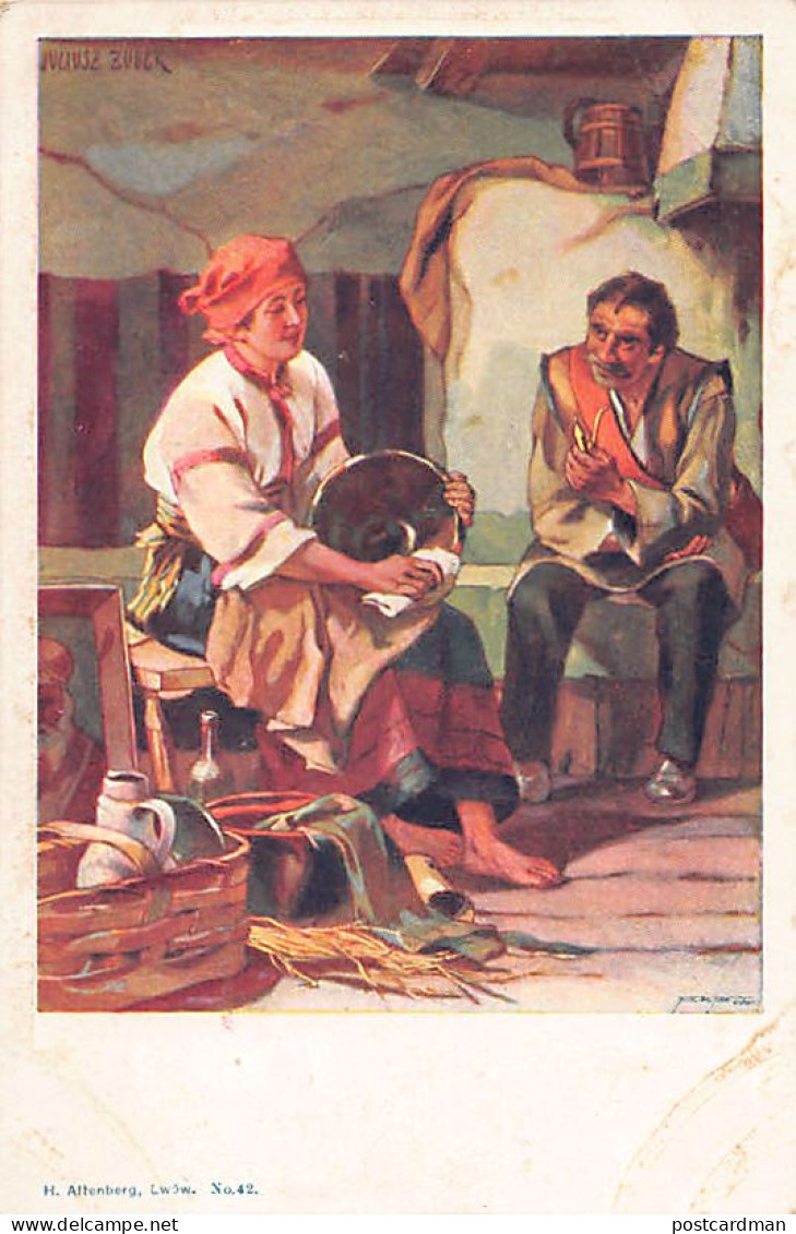 Ukraine - The Peasant Couple - Publ. H. Altenberg In Lviv 42 - Ukraine