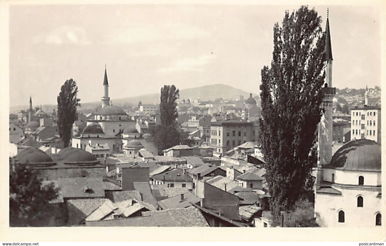 Bosnia - SARAJEVO - Bird's Eye View - REAL PHOTO Year 1955 - Bosnië En Herzegovina