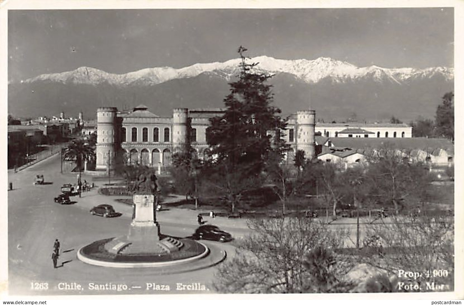 Chile - SANTIAGO - Plaza Ercilla - Ed. Mora 1263 - Cile
