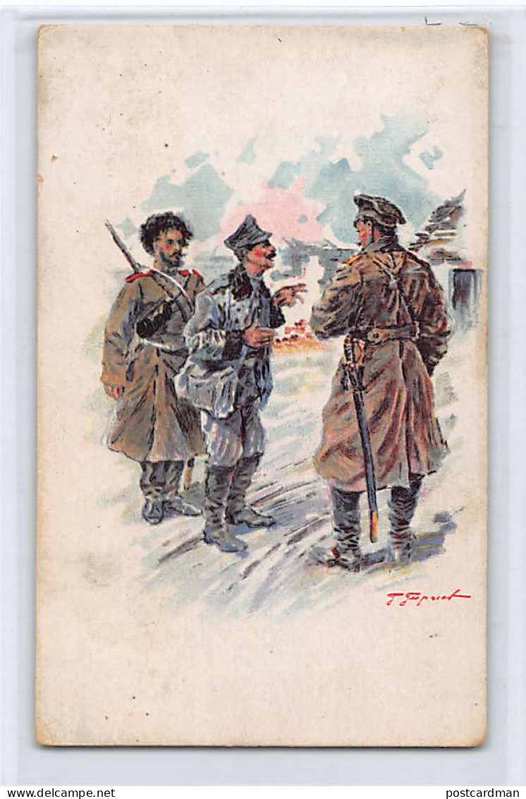 Russia - World War One - Austrian Prisoner - Publ. Skobelev Committee For The Care Of The Wounded Soldiers  - Russia