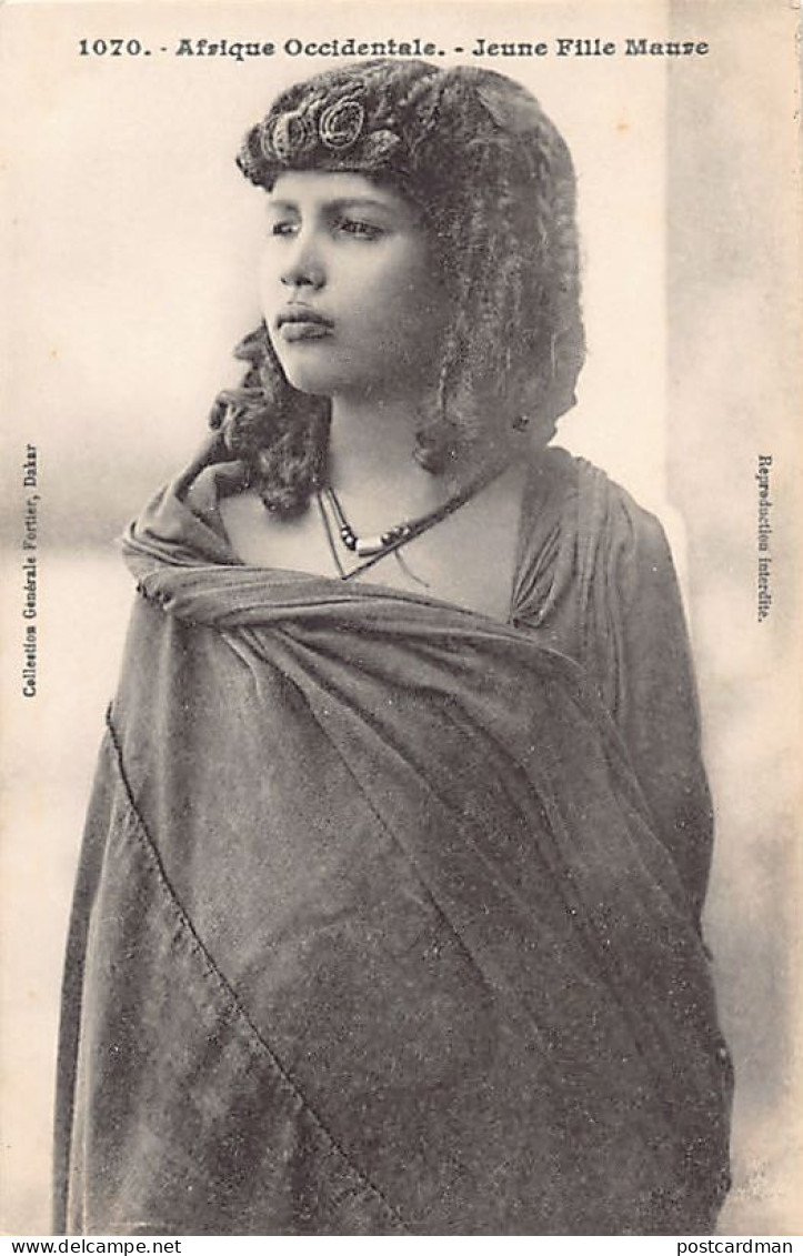 MAURITANIE - Jeune Fille Maure - Ed. Fortier 1070 - Mauretanien