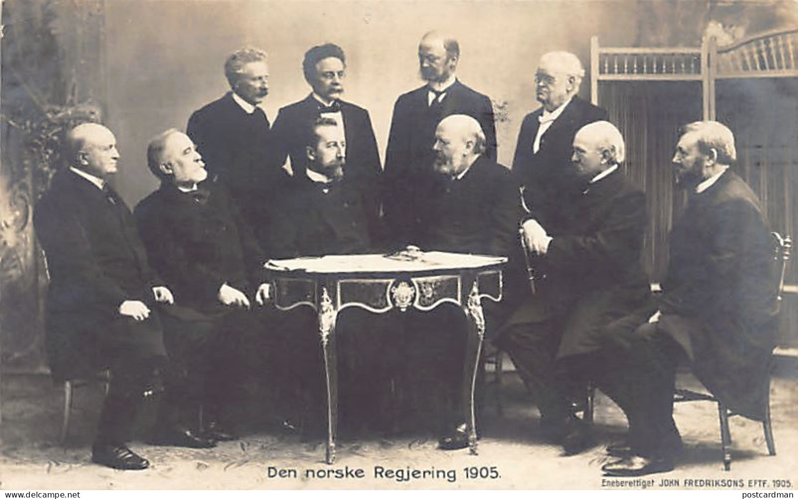 Norway - Den Norske Regjering 1905 - REAL PHOTO - Publ. J. Frederiksons  - Norvegia