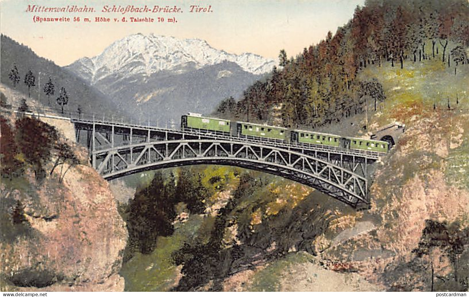 Österreich - Tirol - Mittenwaldbahn - Schloßbach-Brücke - Otros & Sin Clasificación