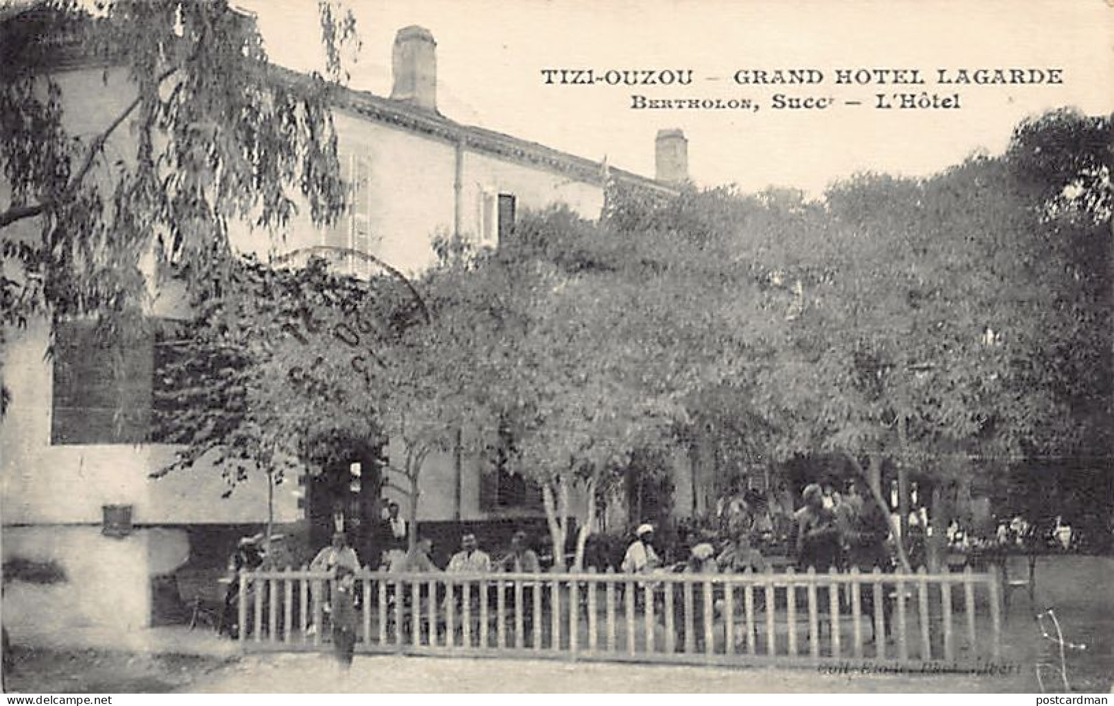 Algérie - TIZI OUZOU - Grand Hôtel Lagarde, Bertholon Succ. - Ed. Inconnu  - Tizi Ouzou