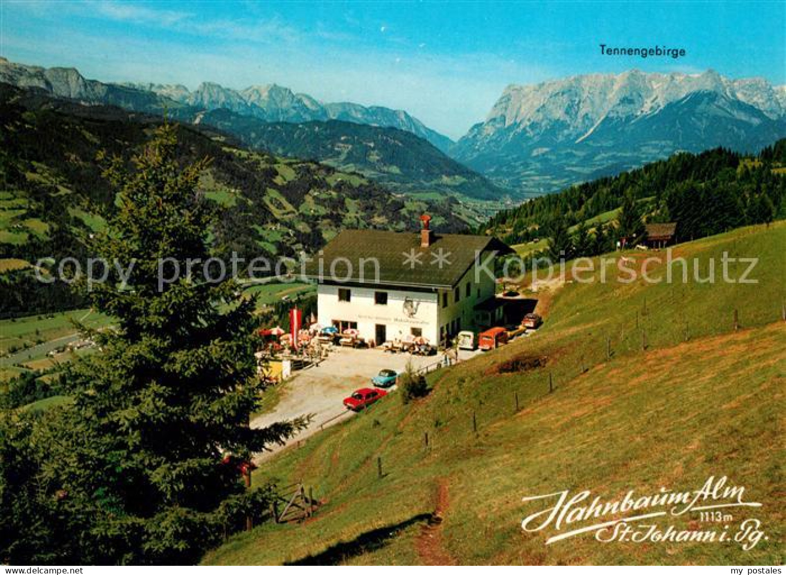 73168641 St Johann Pongau Alpengasthof Hahnbaum Alm Mit Tennengebirge Lansersee - Other & Unclassified