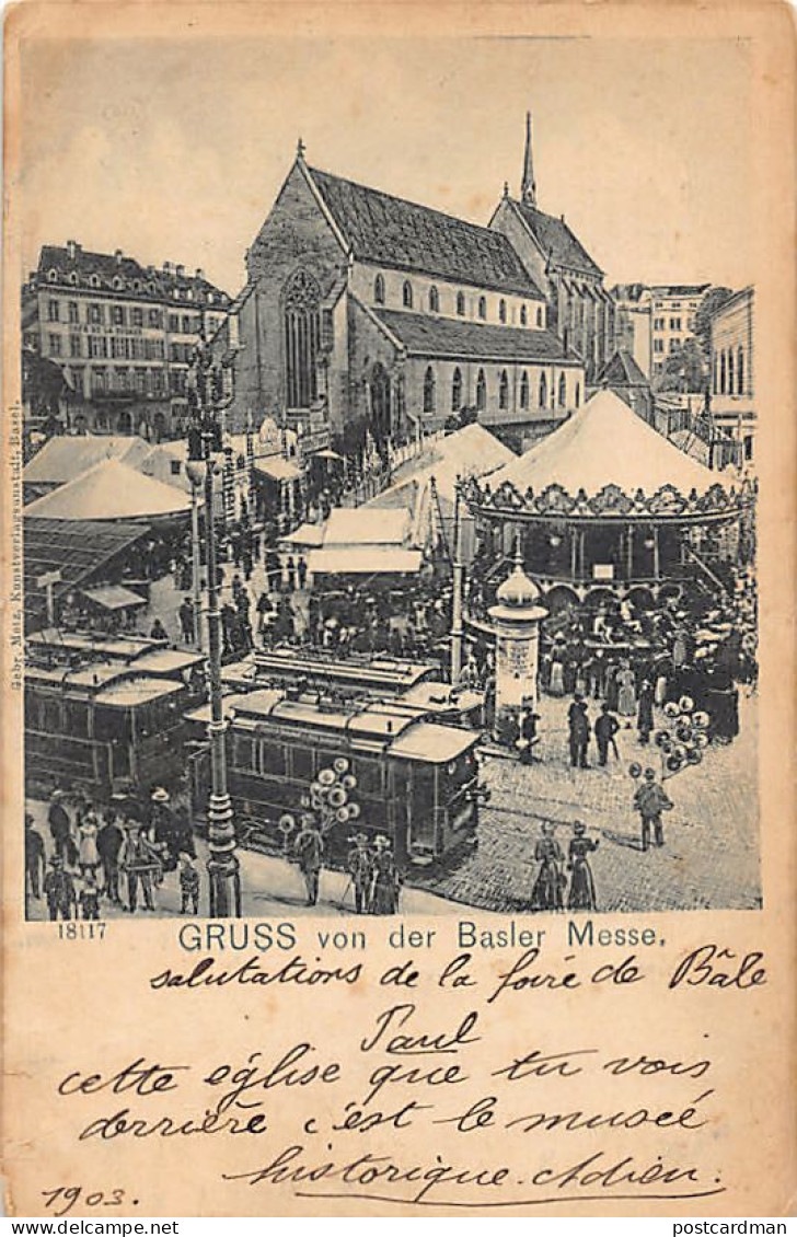 BASEL - Basler Messe 1903. Linke Untere Ecke Leicht Eingerissen - Verlag G. Metz 18117 - Bazel