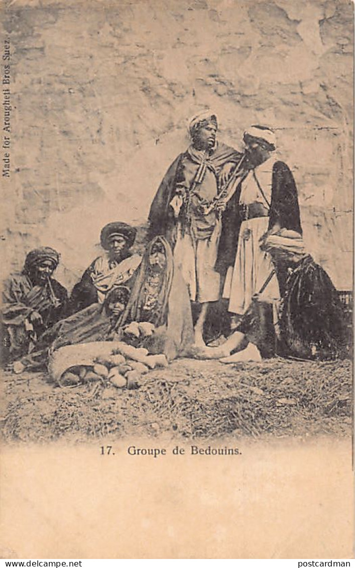 Egypt - Group Of Bedouins - Publ. Arougheti Bros. 17 - Autres & Non Classés