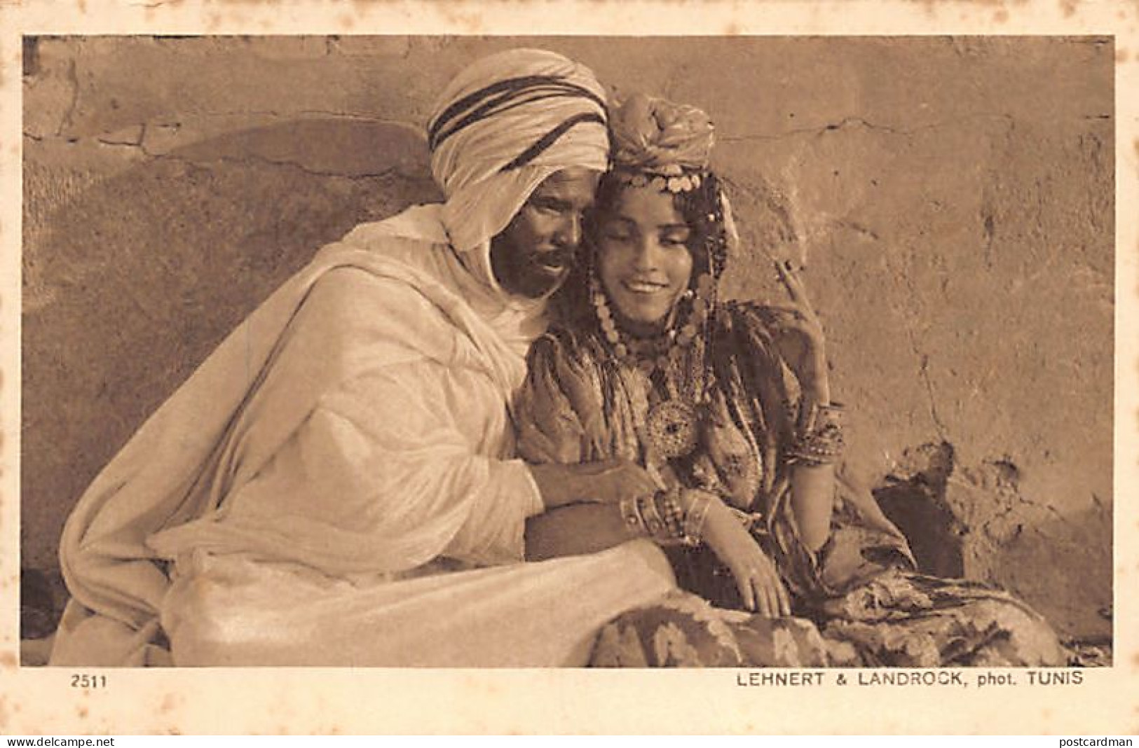 Tunisie - Types D'Orient - Une Danseuse Des Ouled Naïl - Ed. Lehnert & Landrock Serie I No. 2511 - Tunisia