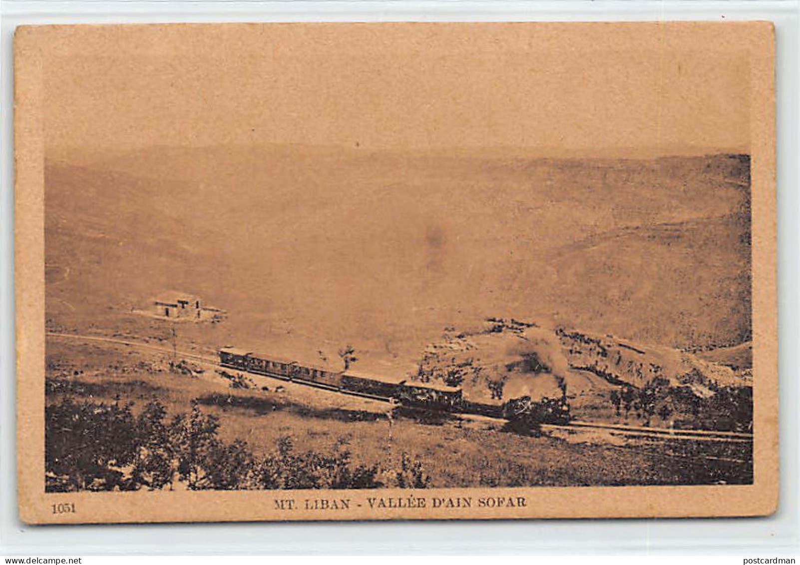 Liban - Vallée D'Ain Sofar (Swafar) - Le Passage Du Train - Ed. Sarrafian Bros. 1051 - Lebanon