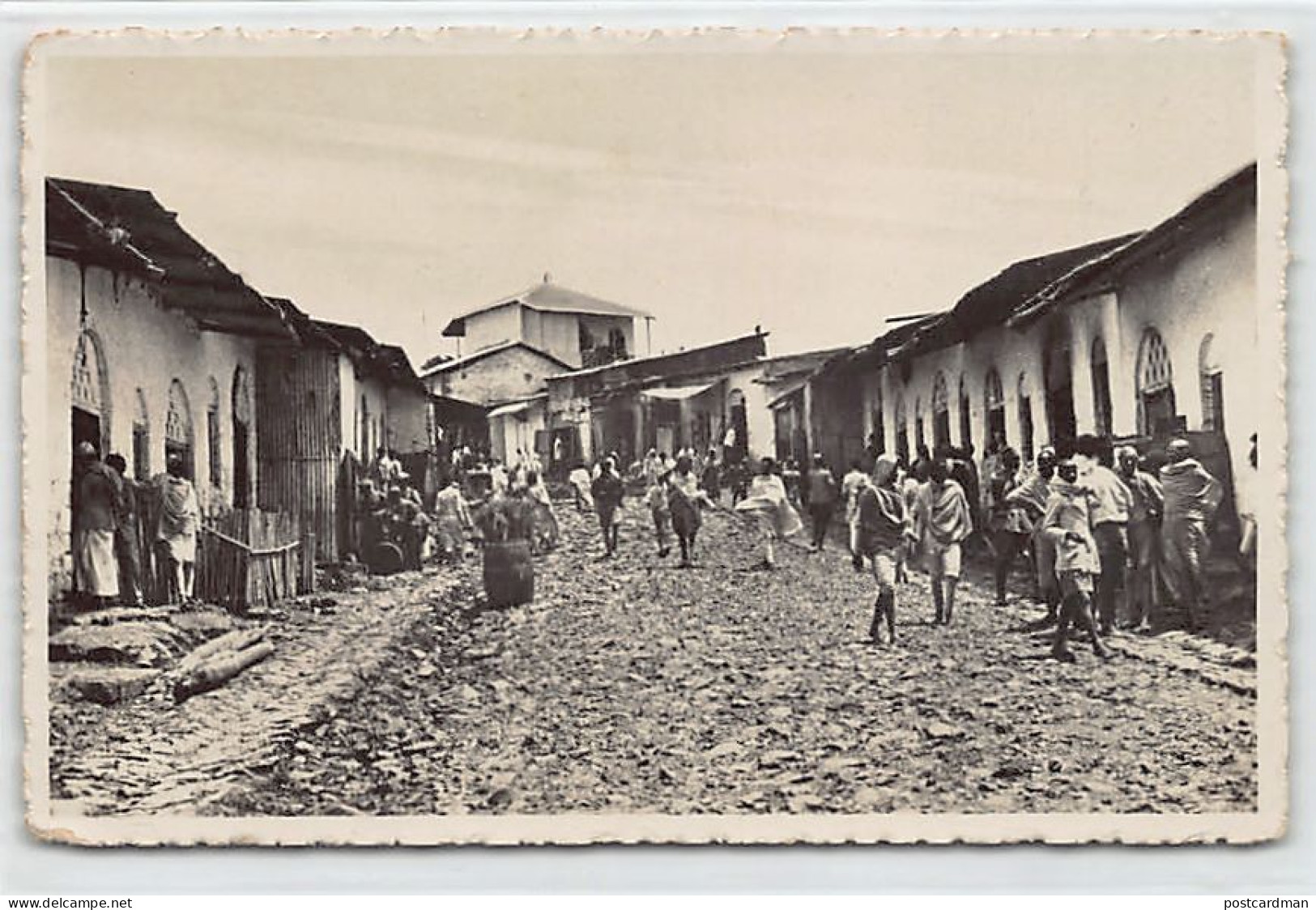 Ethiopia - ADDIS ABABA - A Street Of The Native Quarter - Publ. G. Falda 1318 - Ethiopia