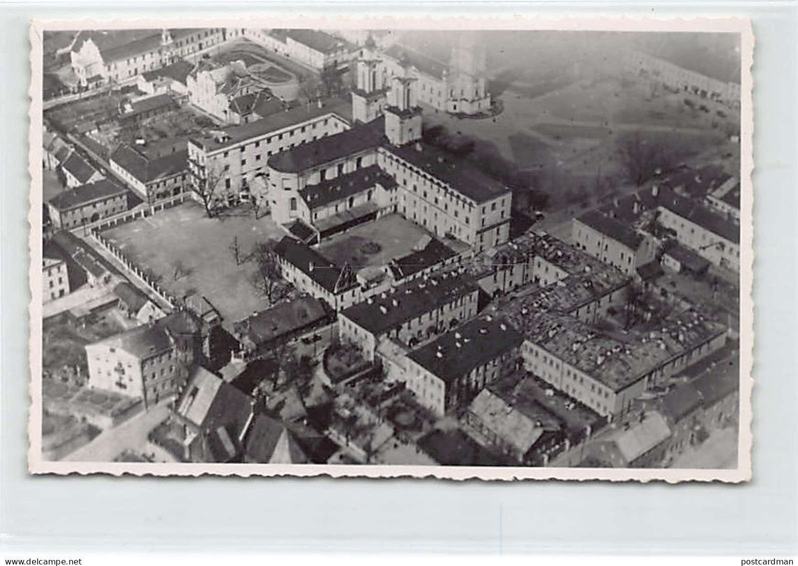 Lithuania - KAUNAS - Jesuits' College - Aerial View - REAL PHOTO  - Lithuania