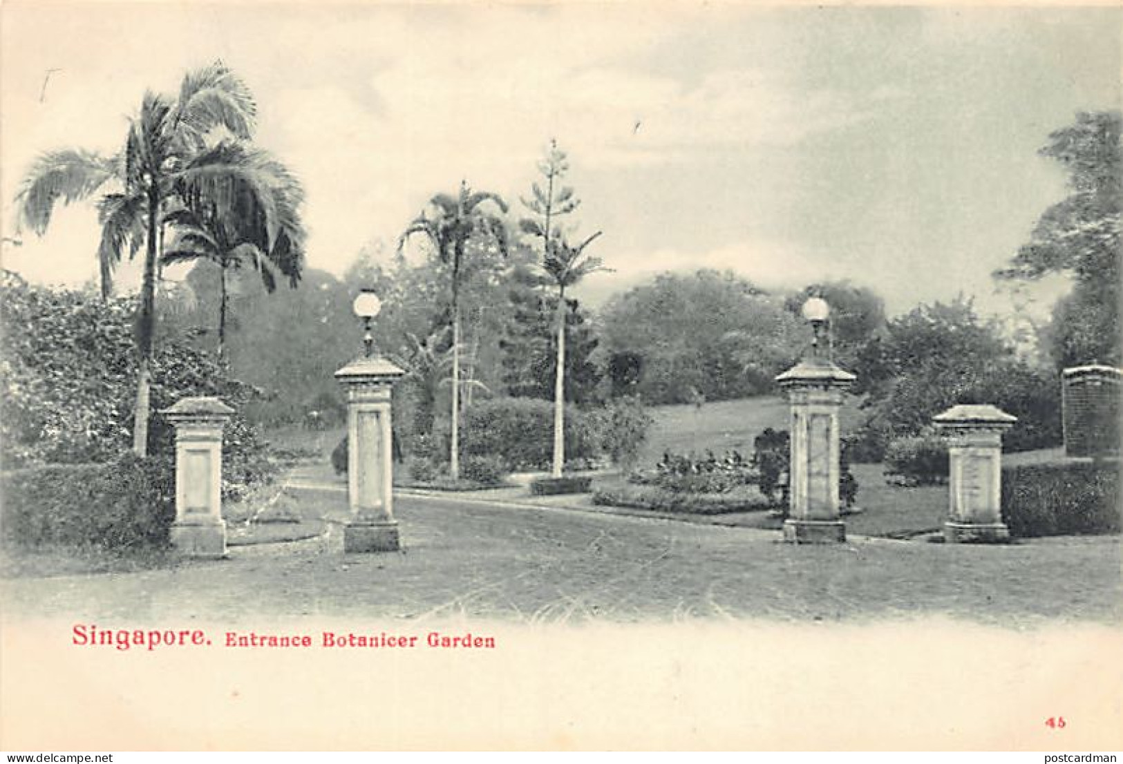 Singapore - Entrance Of Botanical Garden - Publ. Unknown 45 - Singapur