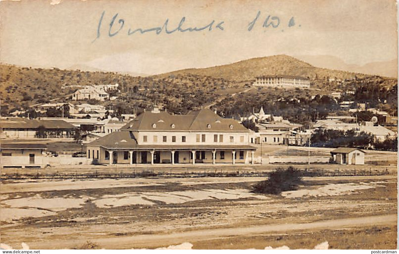 Namibia - WINDHOEK Windhuk - The Railway Station - REAL PHOTO - Publ. Unknown  - Namibië