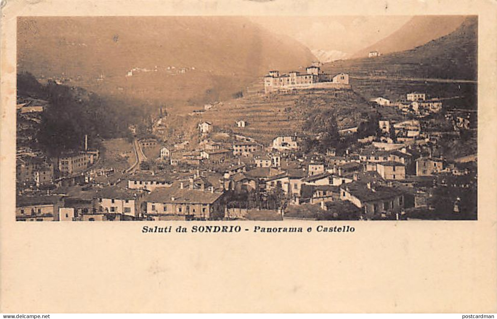 Italia - SONDRIO - Panorama E Castello - Sondrio